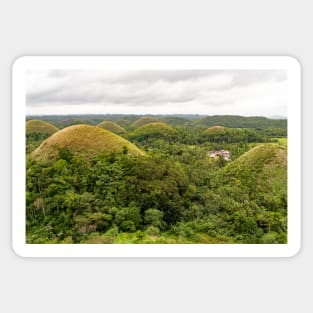 The Chocolate Hills, Carmen, Bohol, Philippines Sticker